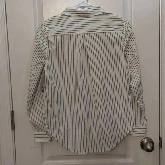 Petite nine West long sleeve structure shirt - Picture 5 of 8